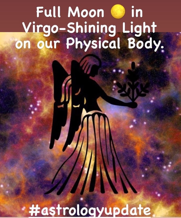 Full Moon in Virgo: Shinning Light on our Physical Body