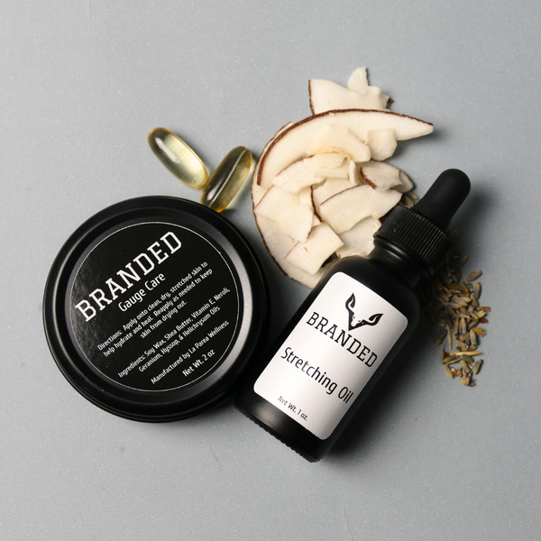 Ear Gauge Care & Stretching Oil Duo - LA PAREA WELLNESS
